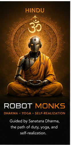 Hindu Robot Monks